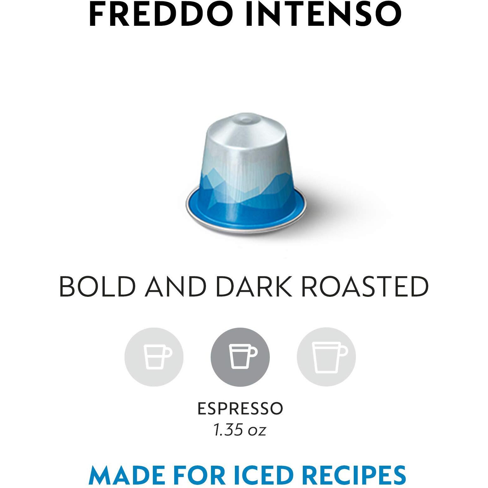 Nespresso Capsules Original Line, Freddo Intenso, 50-Count Espresso Coffee Pods