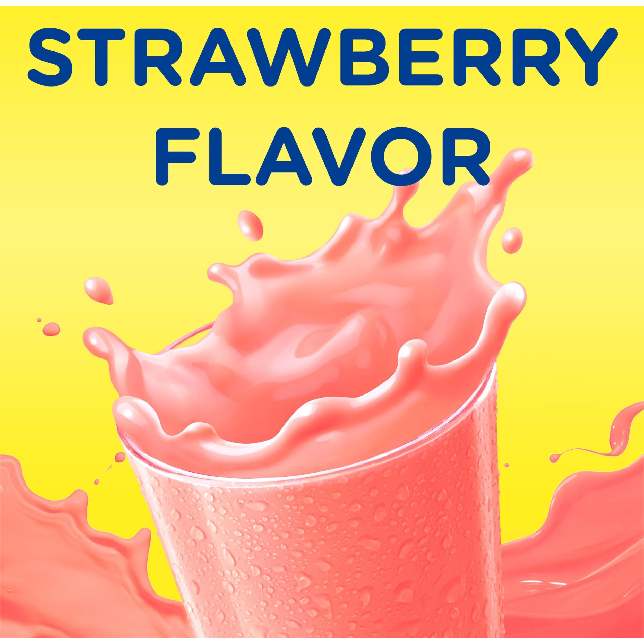 Nesquik Strawberry Flavor Powder Drink Mix Canister