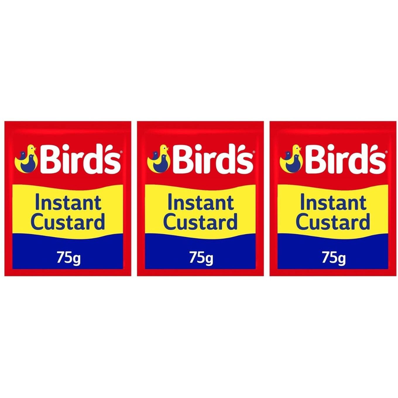 Birds Instant Custard Triple Pack Original Birds English Custard Powder Imported From The Uk England The Best Of British Custard Powder Triple Pack