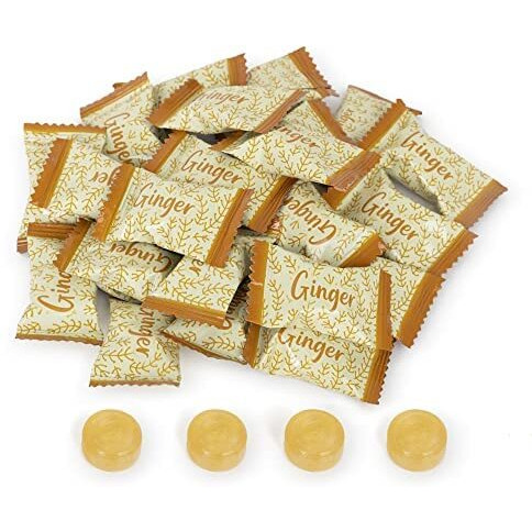 Ginger Hard Candy, Original Flavor 12 Oz Bag, Individually Wrapped Healthy Candy, The Sweet And Spicy Natural Remedy For Anti-Nausea And Digestion, Made With Real Ginger Extract