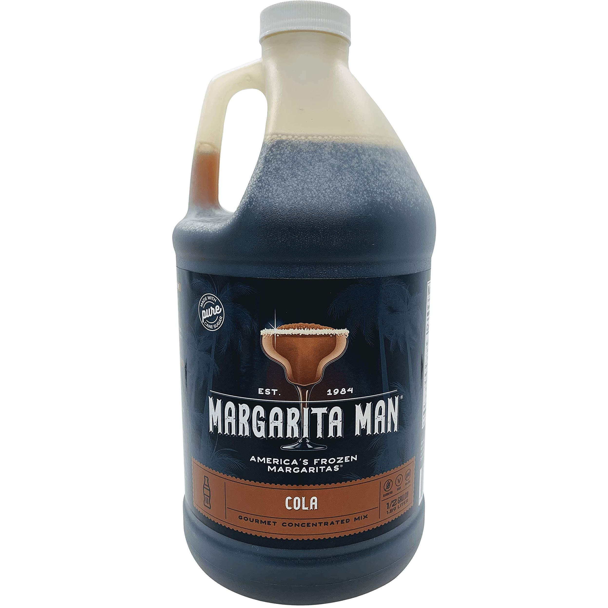 Margarita Man Cola Mix | 64Oz Bottle, Makes 60 Drinks | Makes Cola Slushes, Jack 'N Cokes, & Rum 'N Cokes | Bars, Restaurants, At Home | Pure Cane Sugar