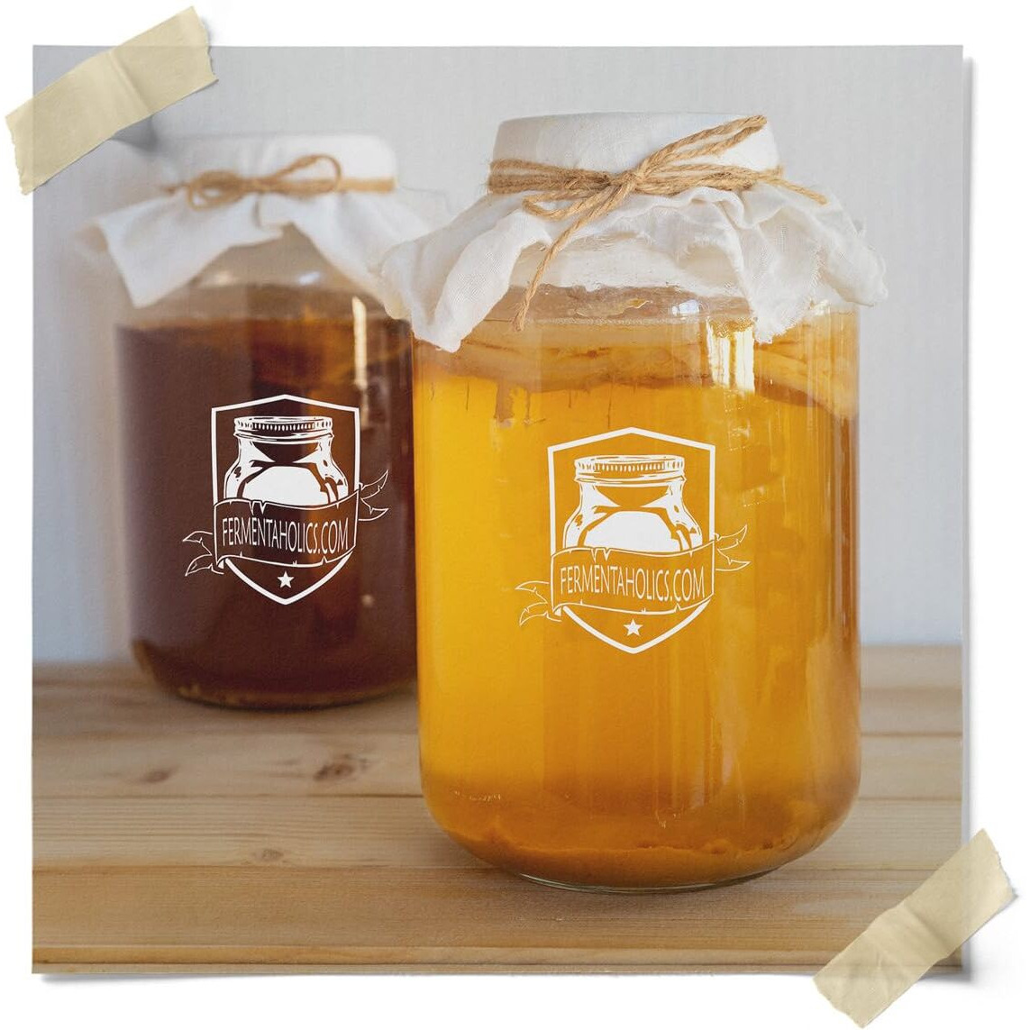Fermentaholics Usda Certified Organic Kombucha Tea Blend 4 Oz | Makes 11 Gallons | Kosher Certified | Organic Black And Green Tea Blend | Loose Leaf