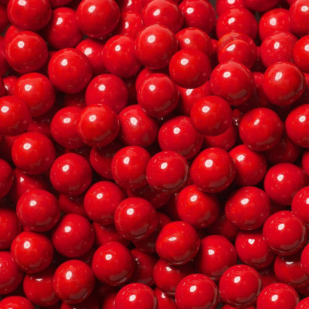 Color It Candy Red Sixlets 2 Lb Bag - Perfect For Table Centerpieces, Weddings, Birthdays, Candy Buffets, & Party Favors.