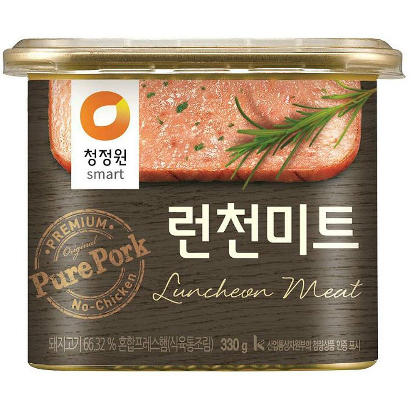 Chung Jung One O'Food Luncheon Meat (6 Pack), Premium Spam Pork Canned Meat, Ready-To-Eat, Pantry Staple, Pack Of 6