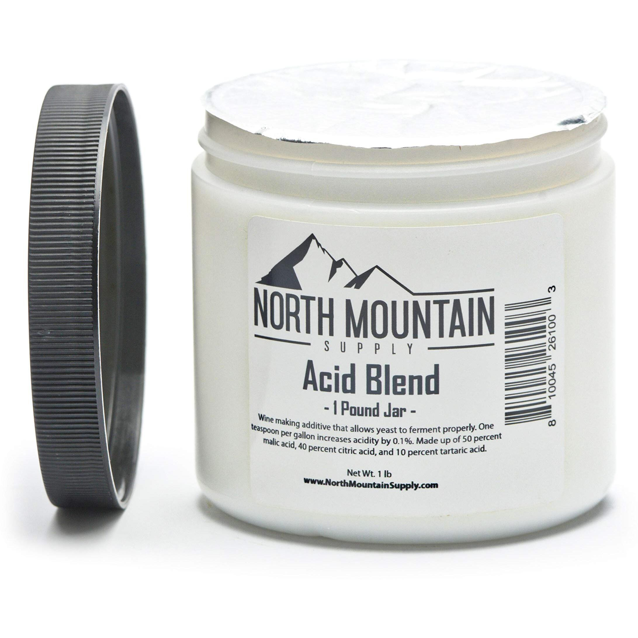 North Mountain Supply Food Grade Acid Blend - 1 Pound Jar