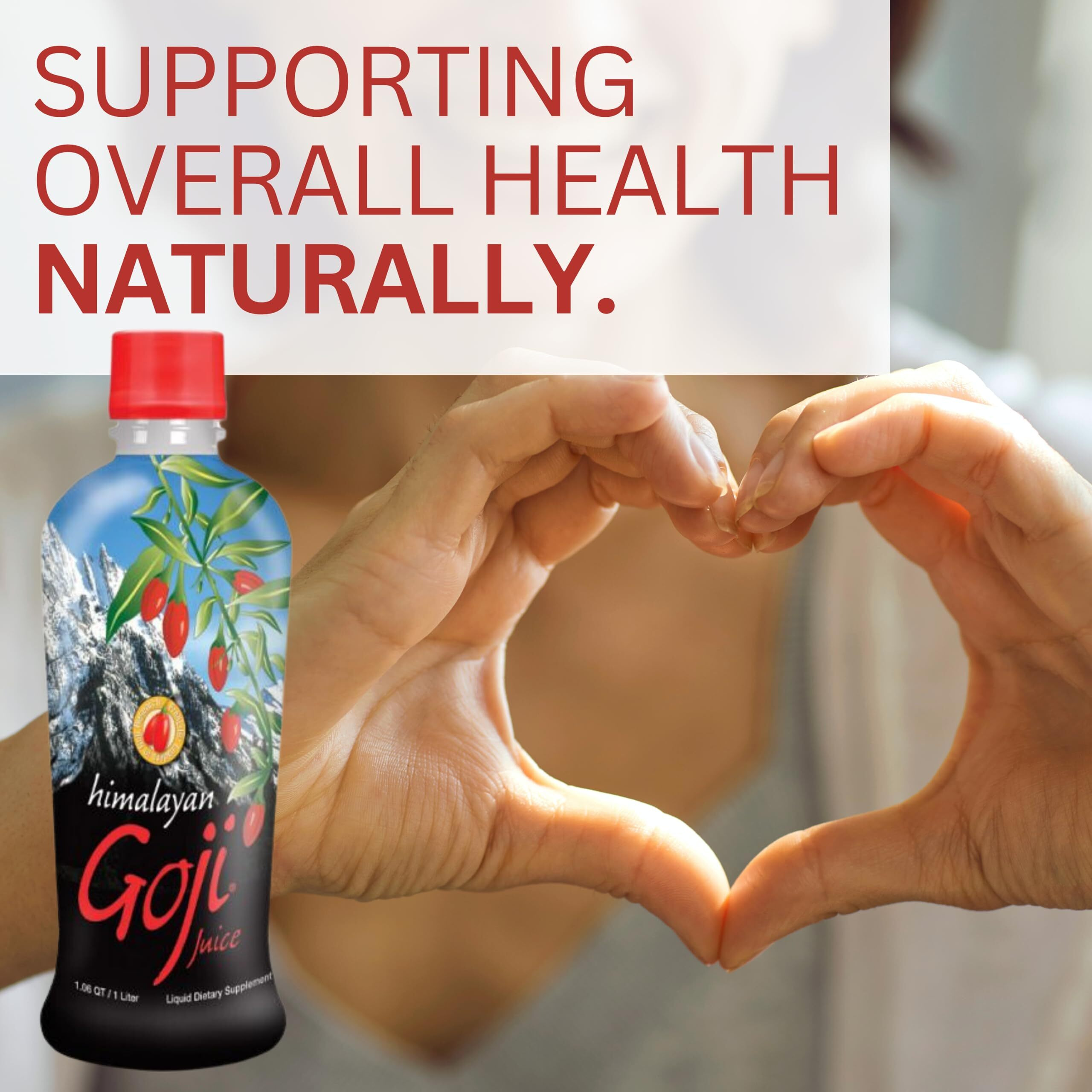 Youngevity Himalayan Goji Berry Juice - Premium Quality 100% Natural Goji Juice - Vitamin And Antioxidant Rich Superfruit Supplement - No Added Sugar, Flavours, Additives (1 Liter) (Pack Of 2)