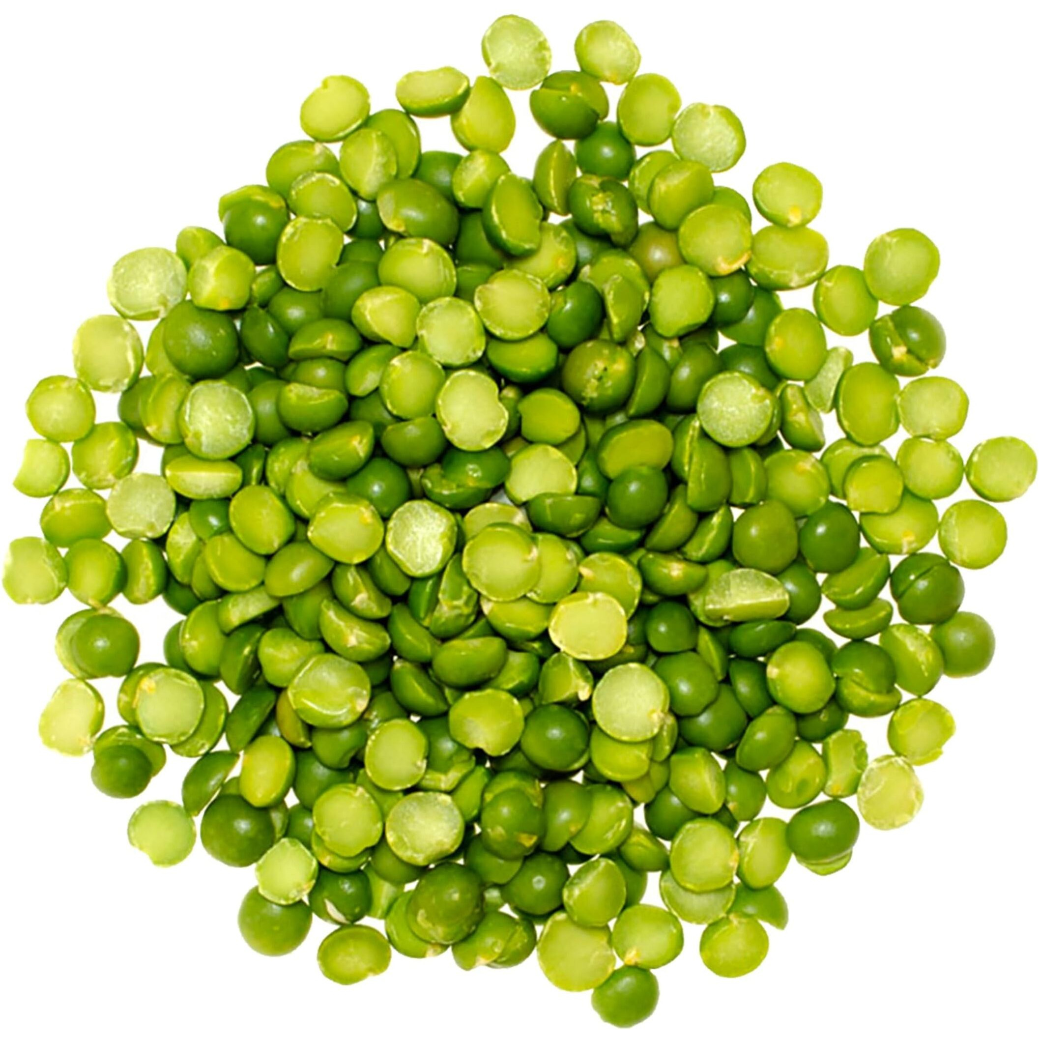 Green Split Peas | 100% Desiccant Free | 1.36 Kg | Non-Gmo Project Verified | 100% Non-Irradiated | Certified Kosher Parve | Usa Grown | Rich In Protein | Field Traced | Cotton Bag
