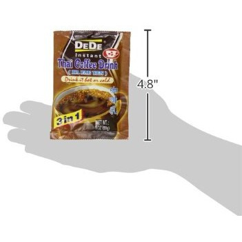 De De Instant Thai Coffee Drink, 12 Count
