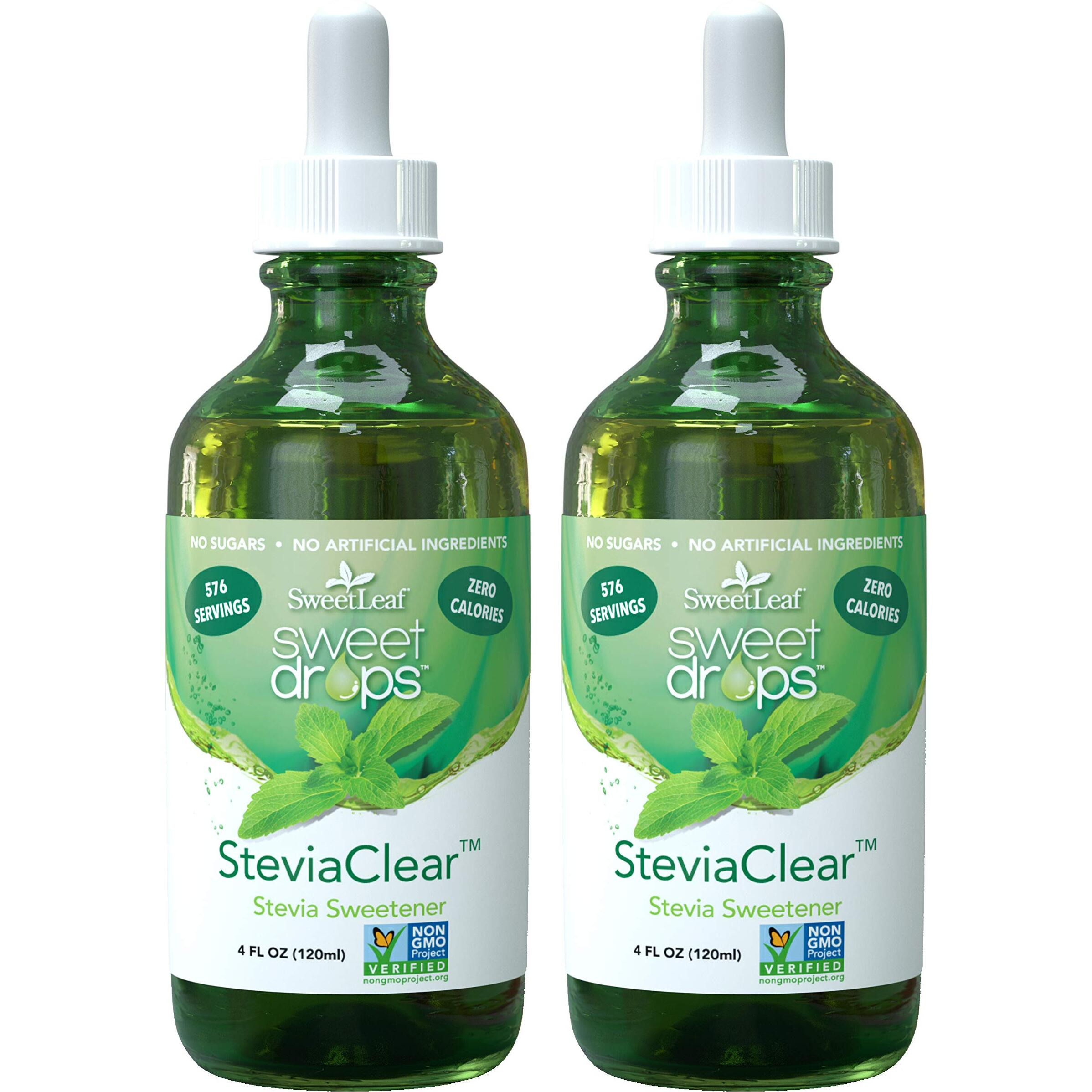 Sweet Leaf Sweet Drop Steviaclear Sweetener 4 Oz Bottle