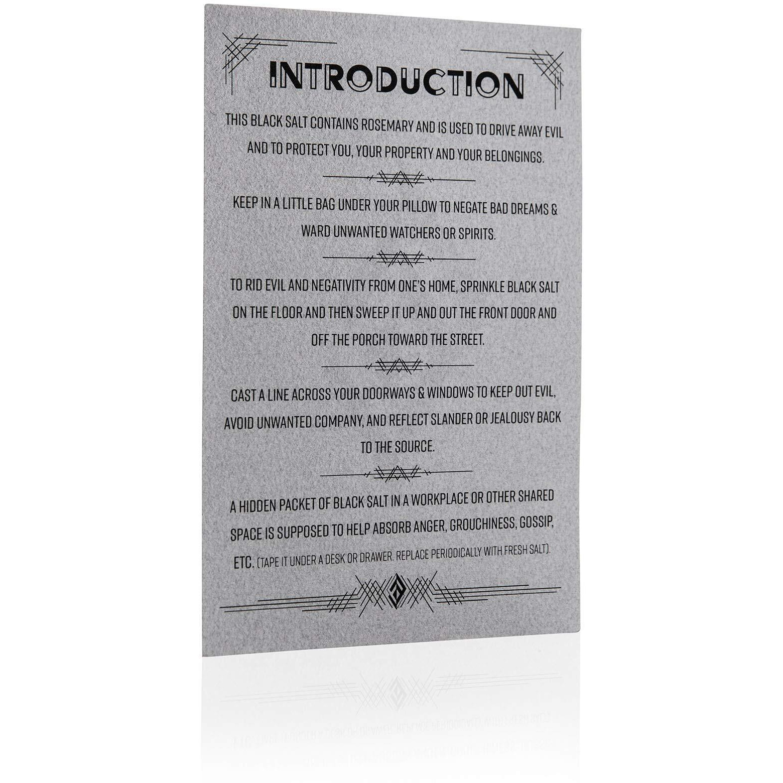 Black Salt With Rosemary For Protection And Driving Away Evil (90 Gr/3 Oz)