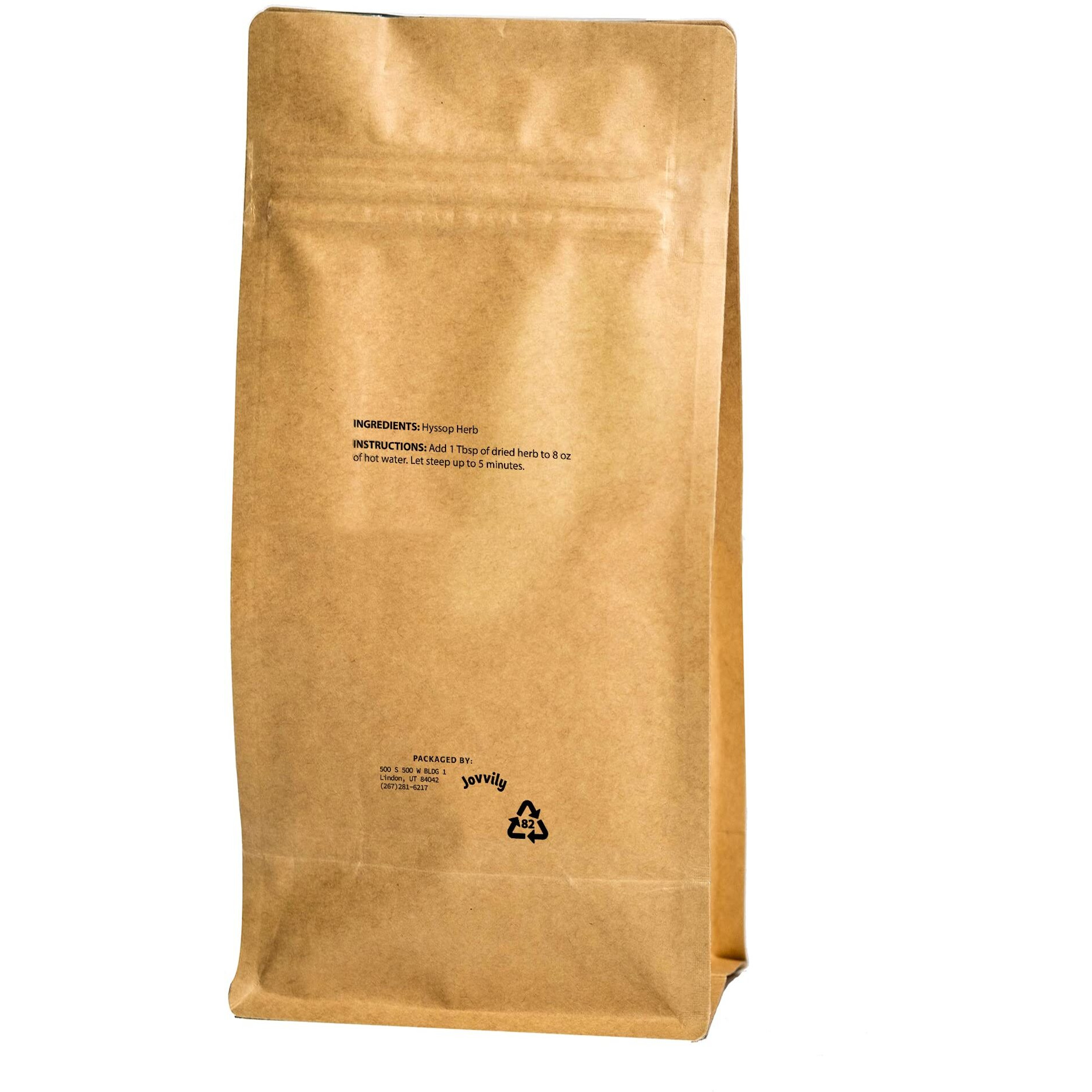 Jovvily Hyssop Herb (Cut & Sifted) - 1Lb - Herbal Tea - No Additives