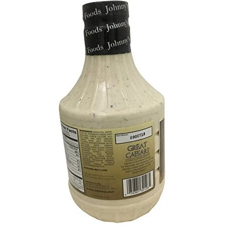 Johnny's Great Caesar Dressing, 32 Ounce Bottle