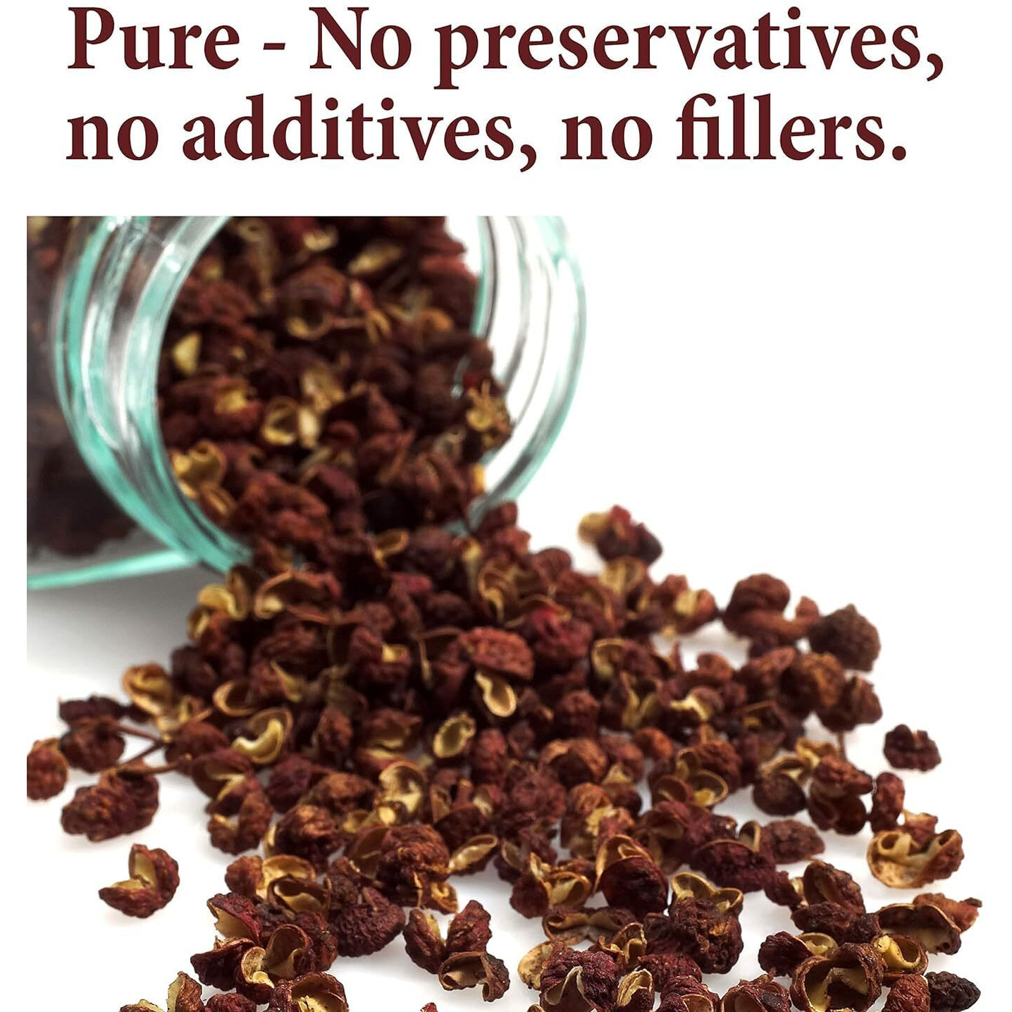 The Spice Way Szechuan Peppercorns - (4 Oz) Premium Sichuan Pepper, Dried Chinese Style Peppercorn.