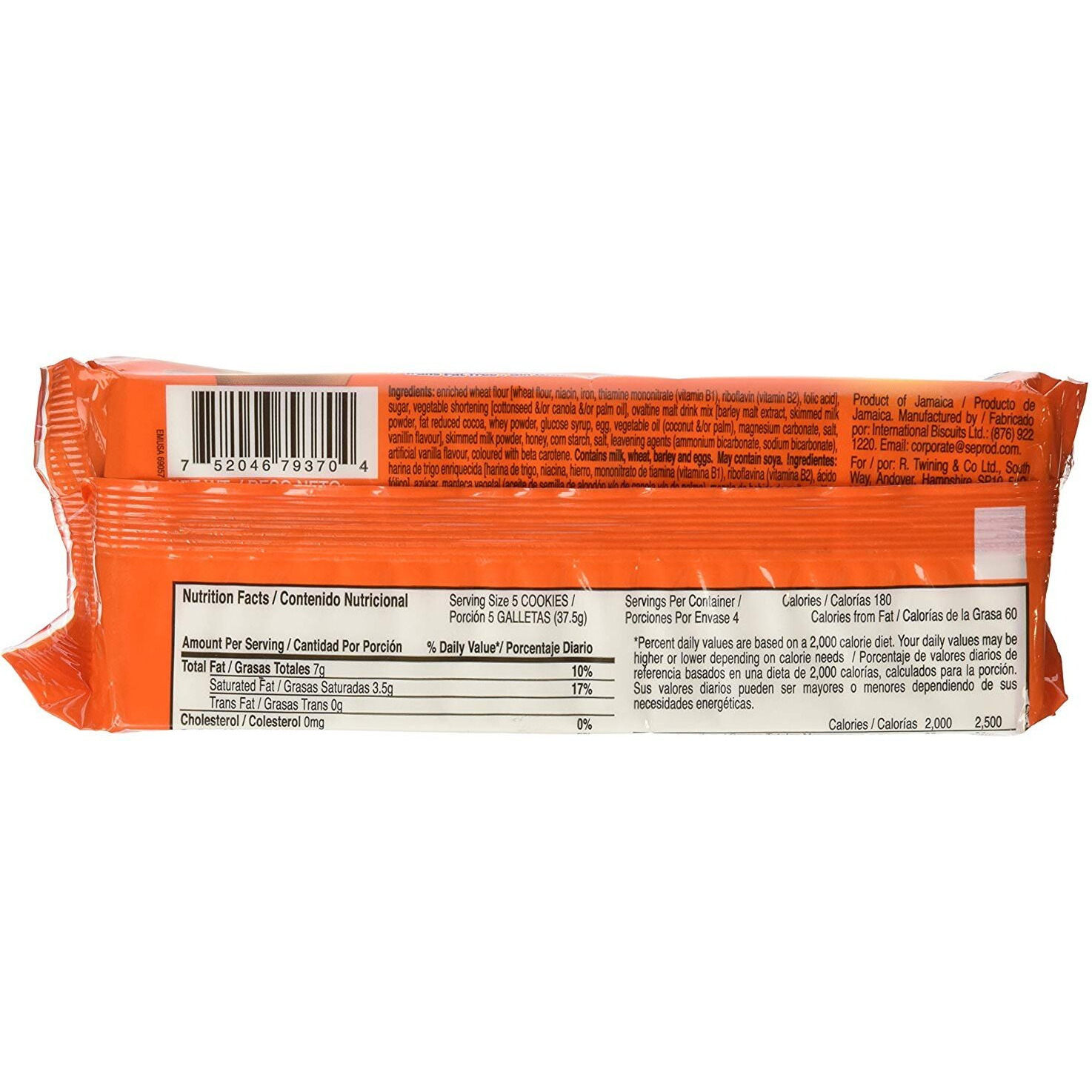 Ovaltine Biscuits, 150-Gram Packages - Pack Of 6 (120 Biscuits)