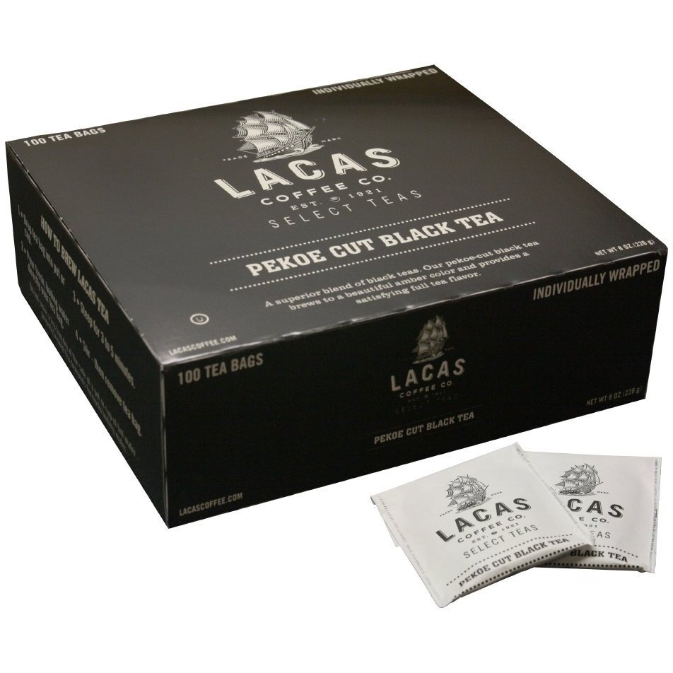 Lacas Coffee Company Hot Tea Pekoe Cut Black Tea