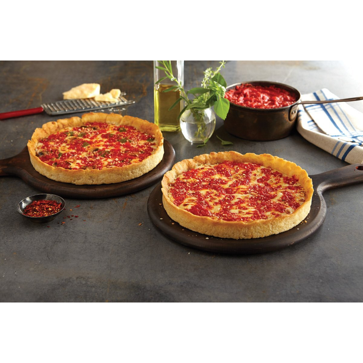 Lou Malnati's Two Deep Dish Pizzas (2 Pepperoni)
