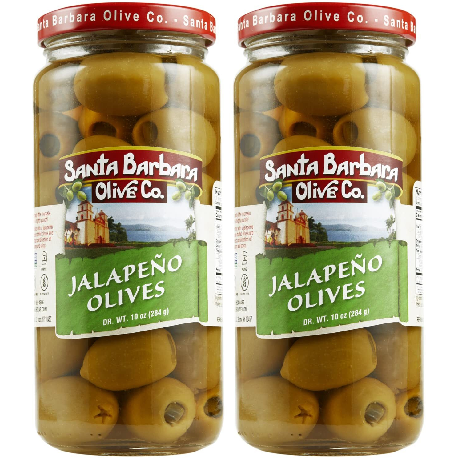 Hand Stuffed Jalapeno Olives 10 Oz, 2 Pack