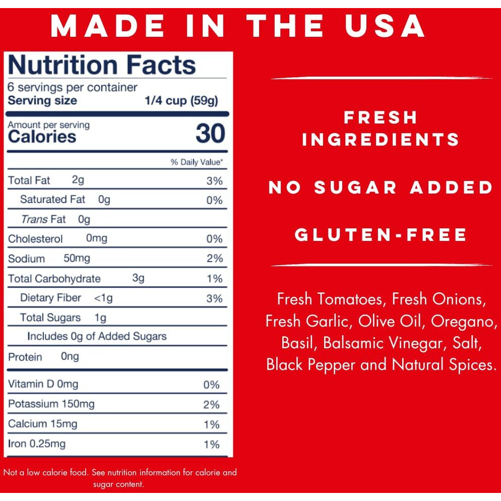 Yo Mama's Foods Keto Classic Pizza Sauce - Pack Of (1) - No Sugar Added, Low Carb, Vegan, Gluten Free, Paleo Friendly, And Made With Fresh Non-Gmo Tomatoes
