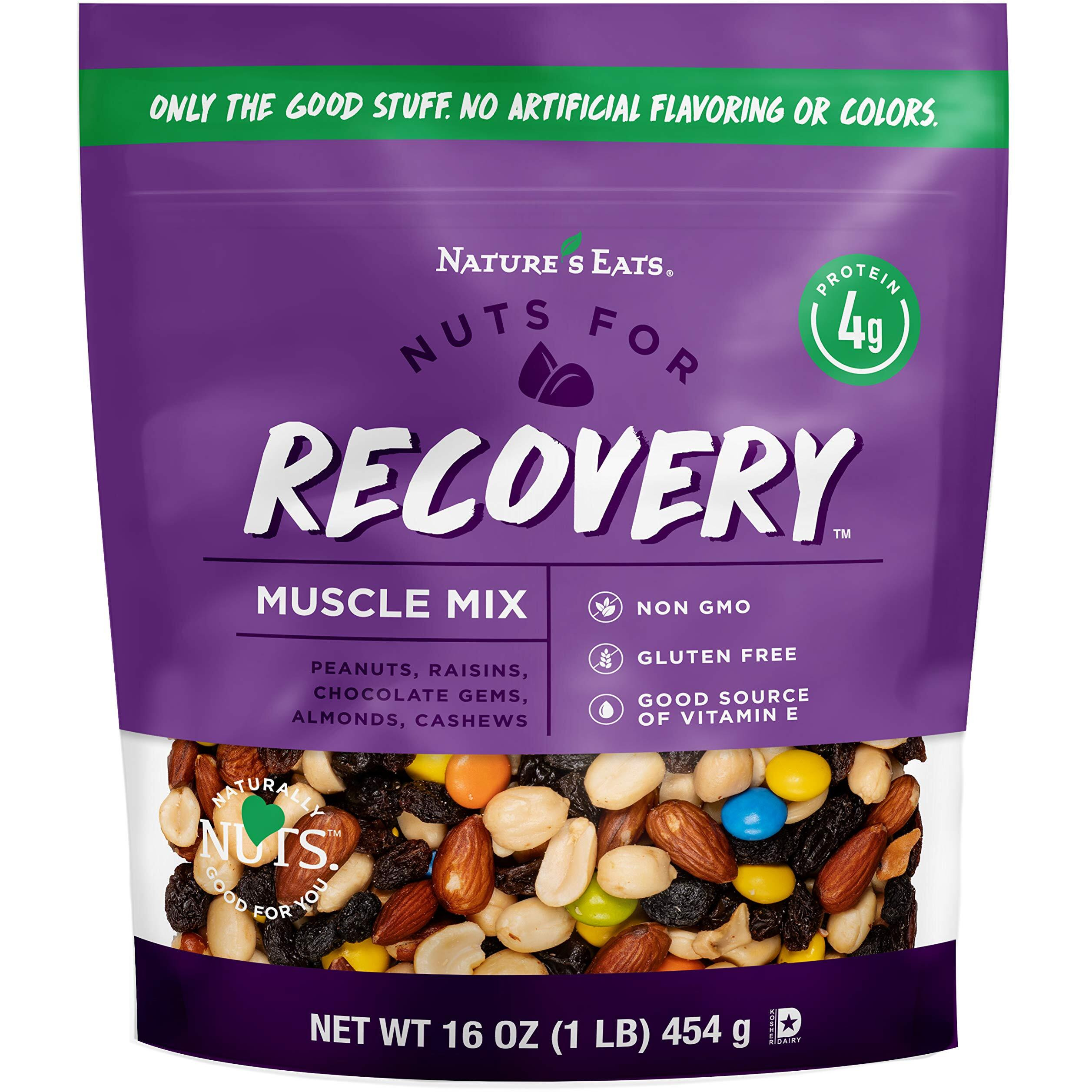 Nature's Eats Nuts For Recovery Muscle Trail Mix, Oz, Assorted, 16 Oz