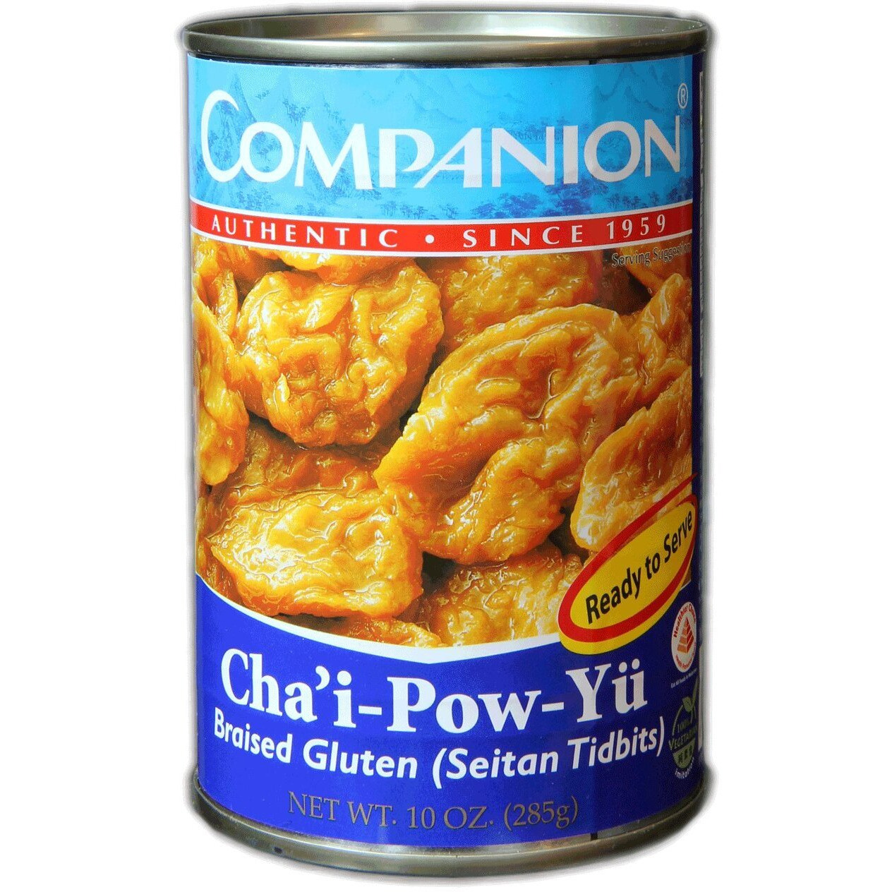 Companion - Braised Gluten Seitan Tidbits, 10 Oz. Can (Pack Of 12)