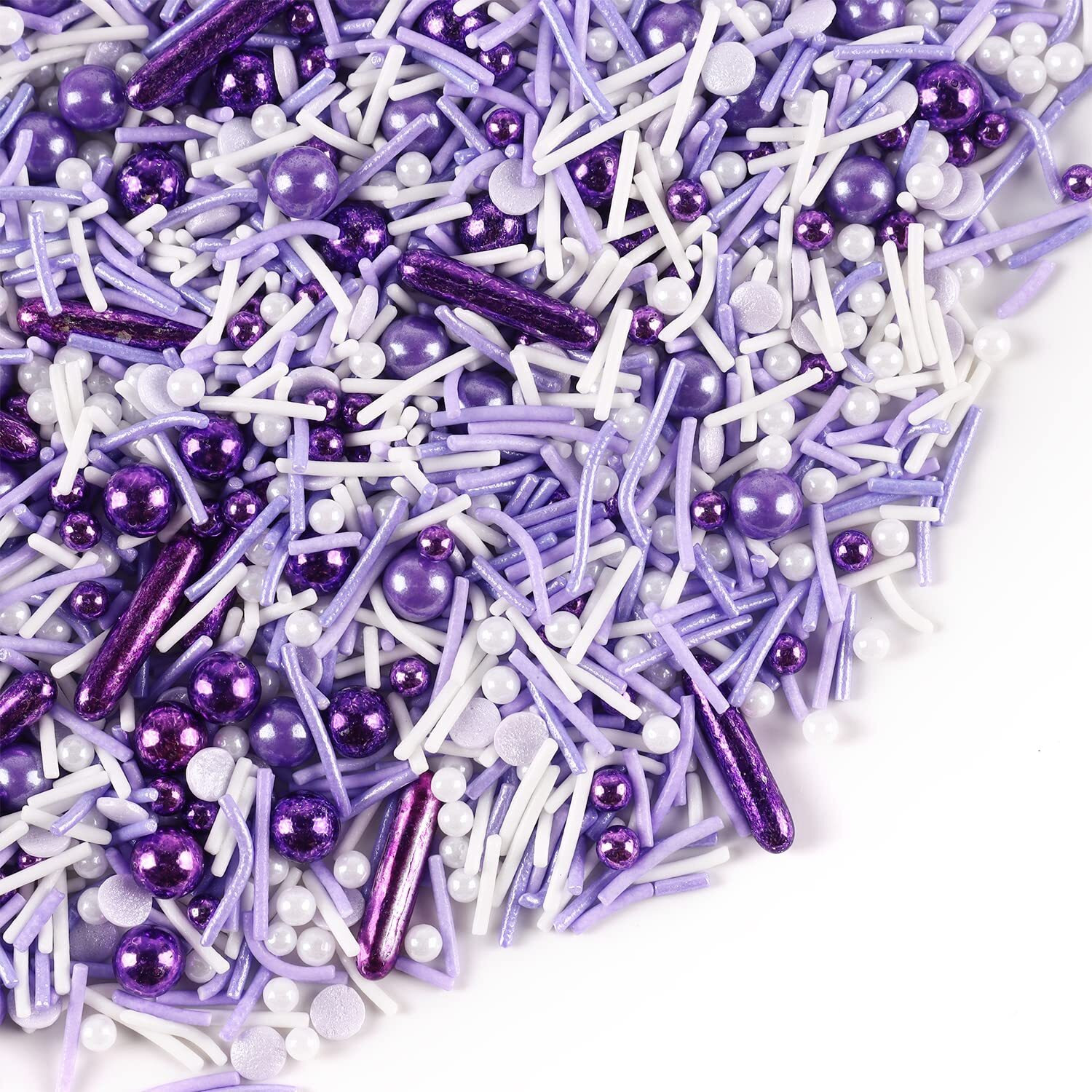 Purple Sprinkles For Cake Decorating, Cupcake, Cookies, Ice Cream Topper, Dreamy Purple Cake Sprinkles Baking, Perfect For Birthdays Party, New Years Eve, 7 Ounces