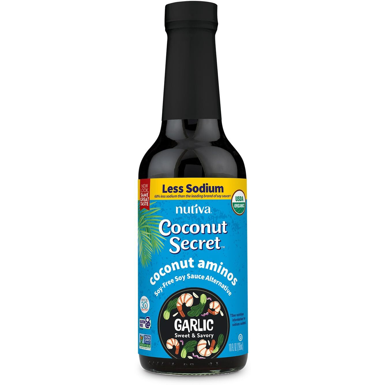 Coconut Secret Coconut Amino Garlic Sauce, 10 Fl. Oz.