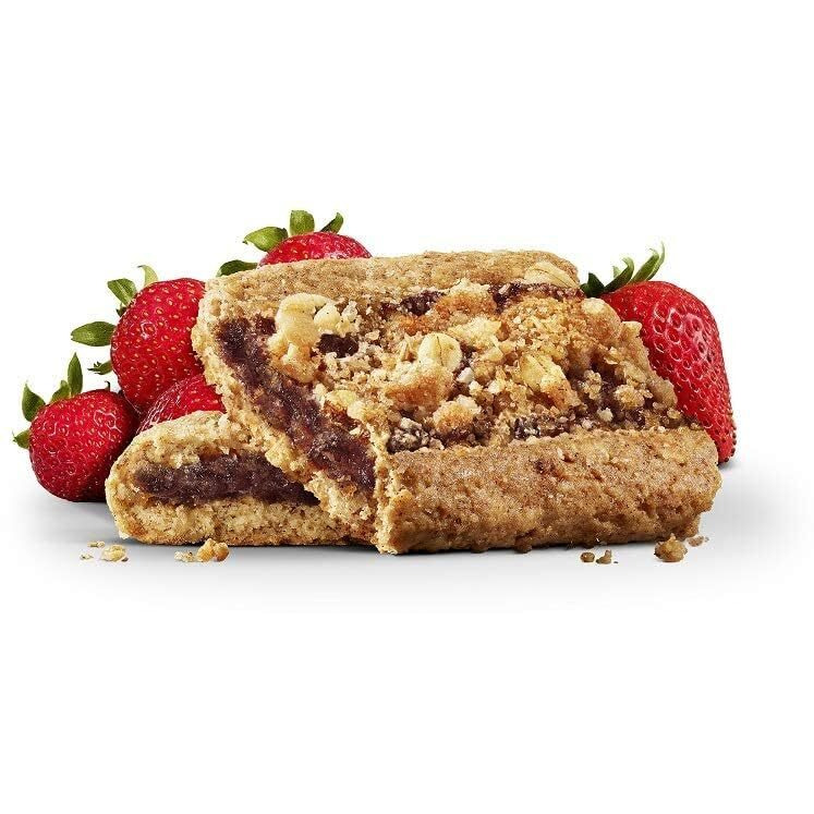 Natures Bakery Oatmeal Crumble Bars, Strawberry, Real Fruit, Vegan, Non-Gmo, Breakfast Bar, 1 Box With 12 Twin Packs (12 Twin Packs)