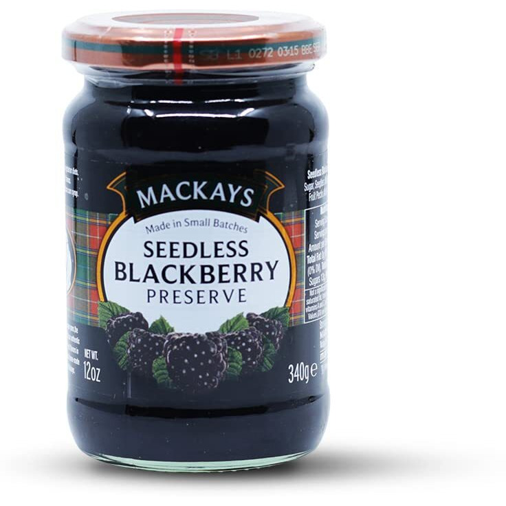 Mackays Seedless Blackberry Preserve, 12 Ounce (Pack Of 1)