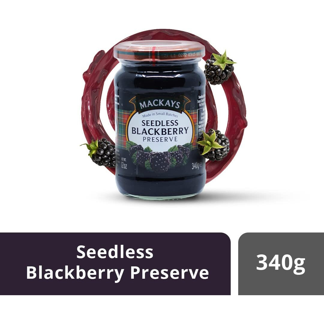 Mackays Seedless Blackberry Preserve, 12 Ounce (Pack Of 1)