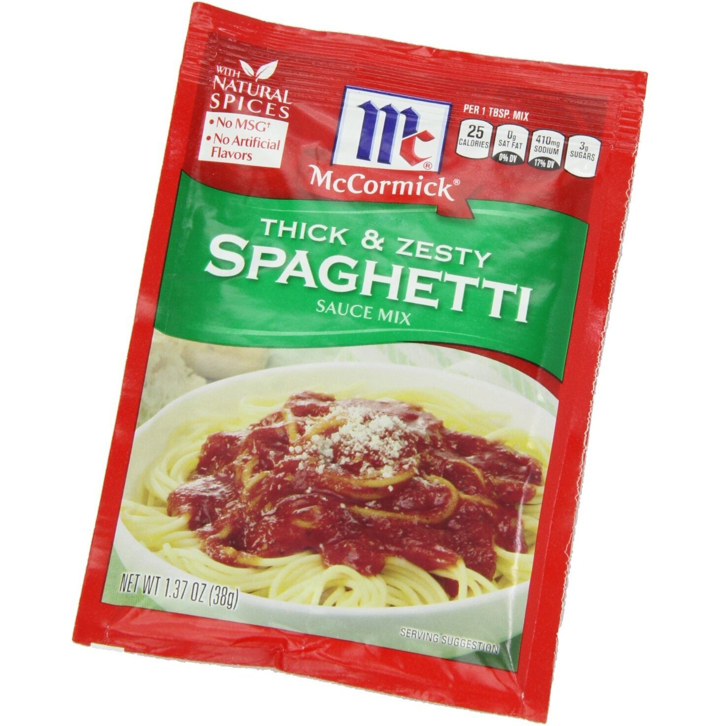 Mccormick Spaghetti, Thick & Zesty, 1.37 Ounce (3 Pack)