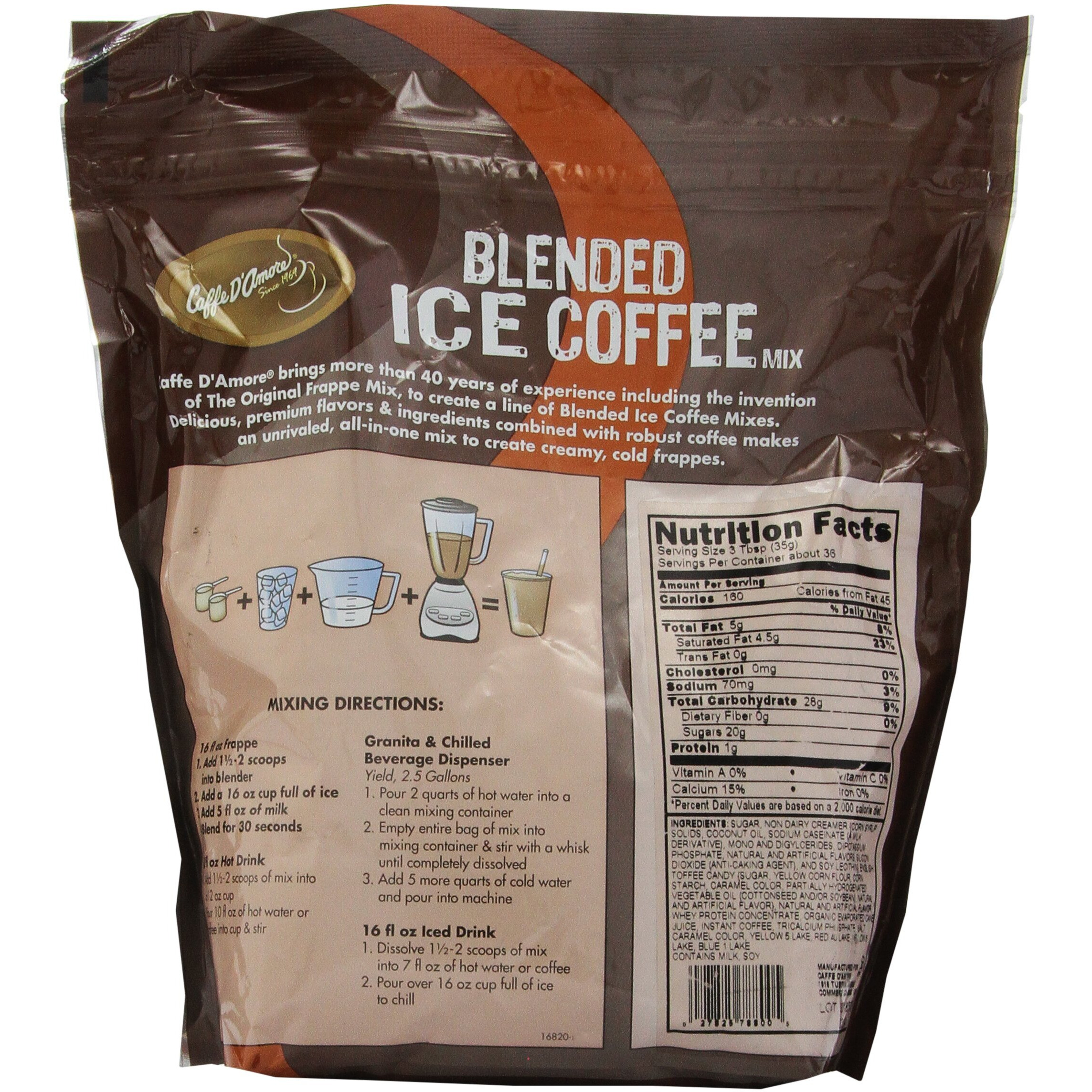 Davinci Gourmet Coffee Toffee Blended Drink Mix, 2.75 Pounds