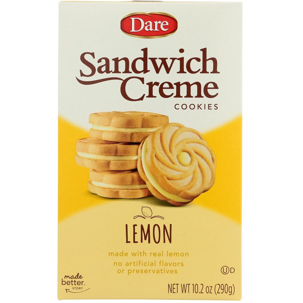 Dare Creme Cookies 10.2 Ounce (Pack Of 2) (Lemon)2