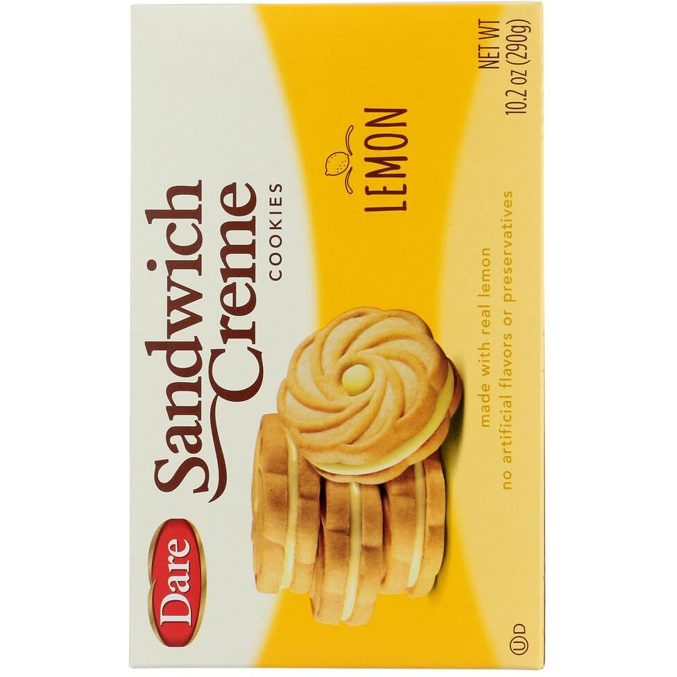Dare Creme Cookies 10.2 Ounce (Pack Of 2) (Lemon)2