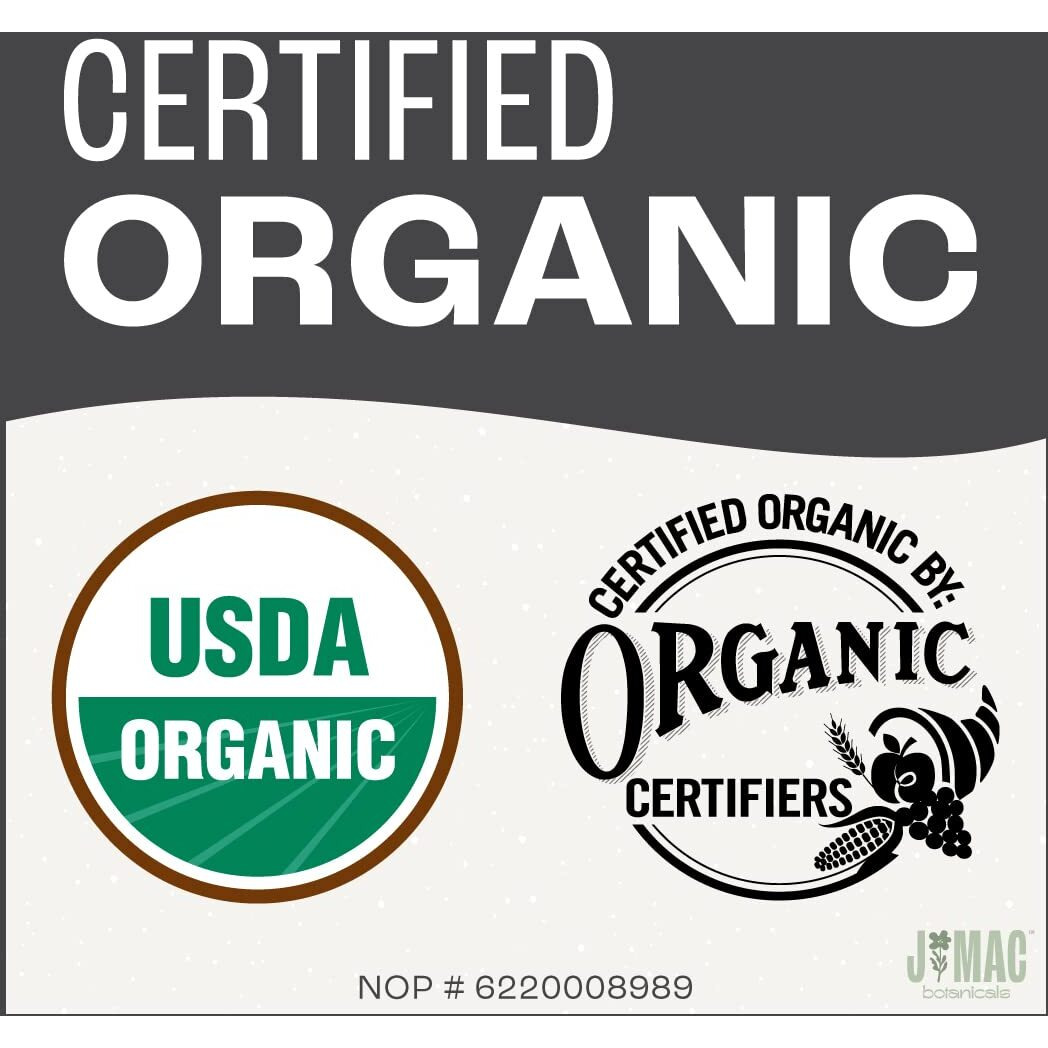 J Mac Botanicals, Organic Lavender Flower (4 Oz), Dried Lavender Flowers, Buds, Manufactured In The Usa