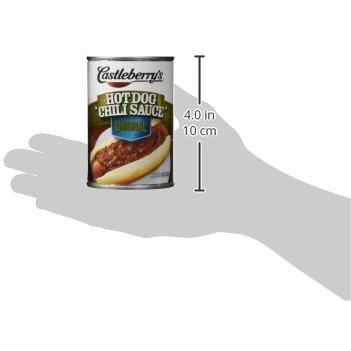 Castleberry's, Hot Dog Chili Sauce, Classic, 10Oz Can (Pack Of 6)