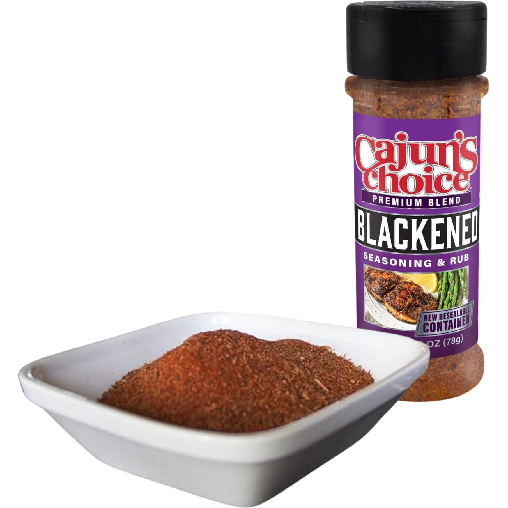 Blackened Seasoning 2.75 Oz Cajun's Choice Louisiana Foods