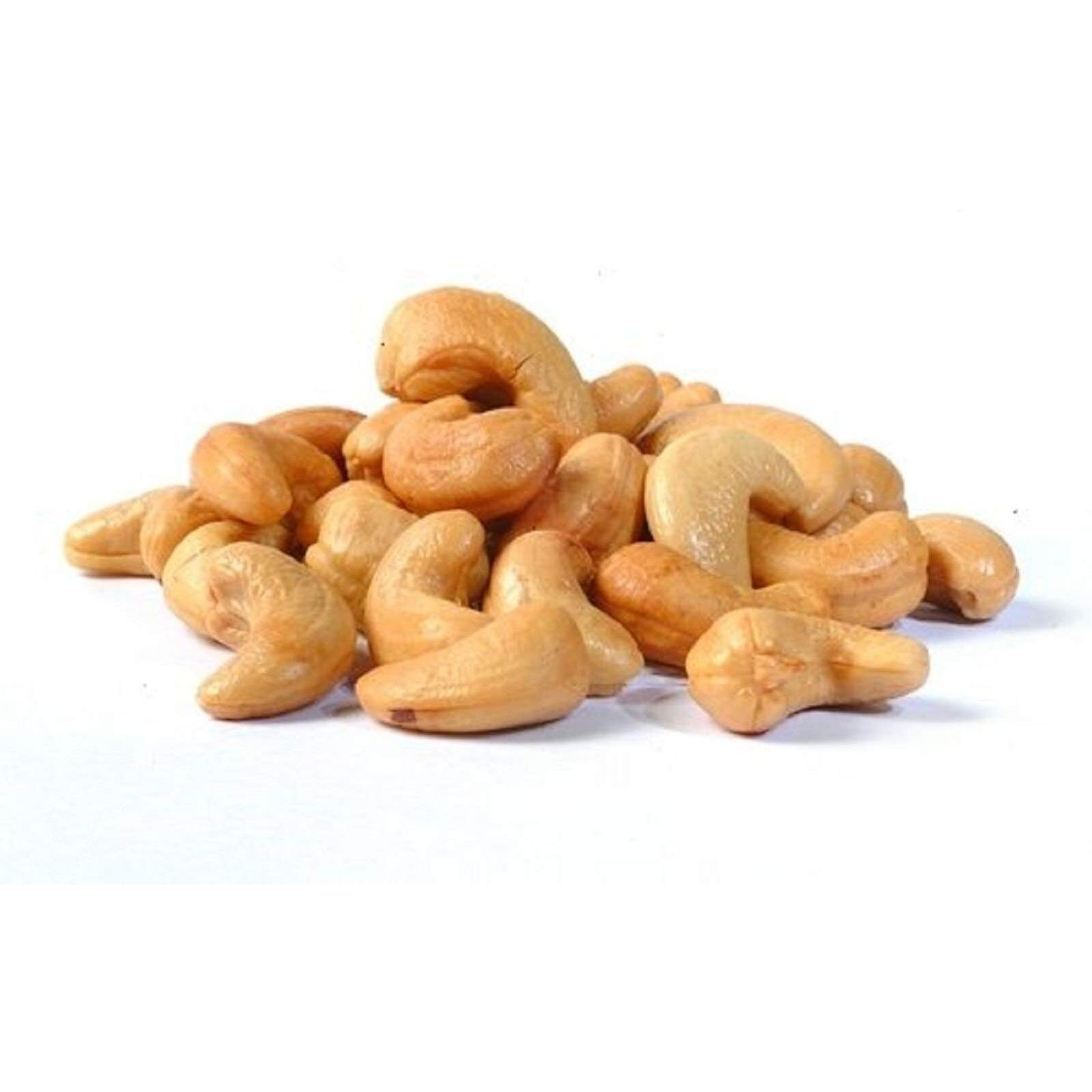 Dry Roasted Cashews Unsalted | Baked In Small Batches For Added Freshness | Without Oil | Perfectly Crunchy Naturally Delicious (1 Lb) By Farm Fresh Nuts Brand