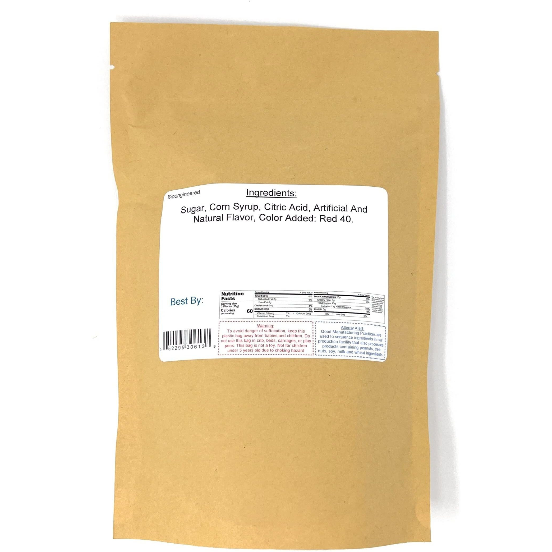 Yankee Traders Old Tyme Sanded Hard Candy, Cherry, 1 Pound