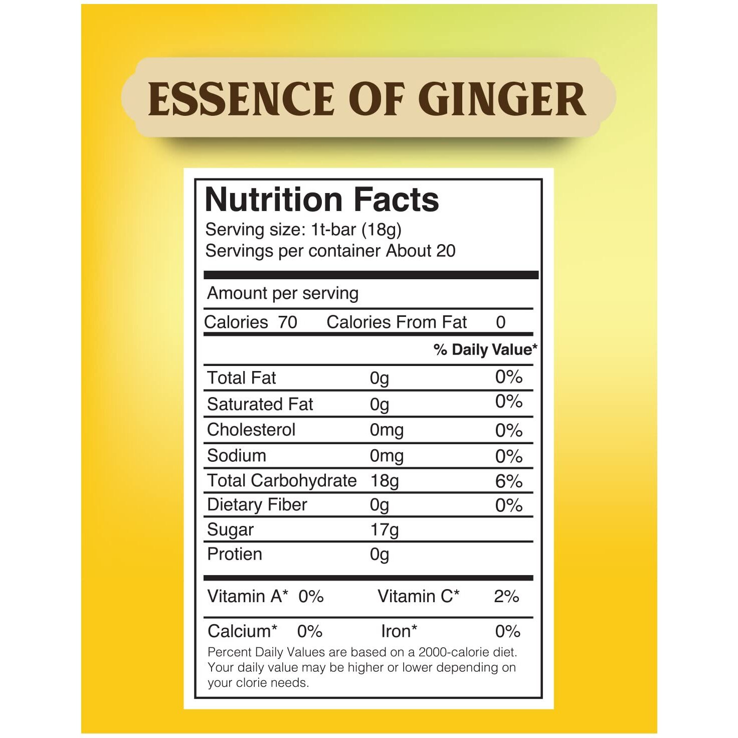 Essence Of Ginger Natural Honey Ginger Turmeric Tea - 20 Packets - Instant Herbal Tea Bags Made With Real Pure Honey, Fresh Ginger And Turmeric Root - Caffeine Free