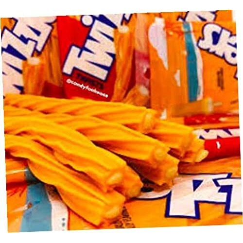 Twizzlers Twists - Orange Cream Pop Filled Candy (Pack Of 2)