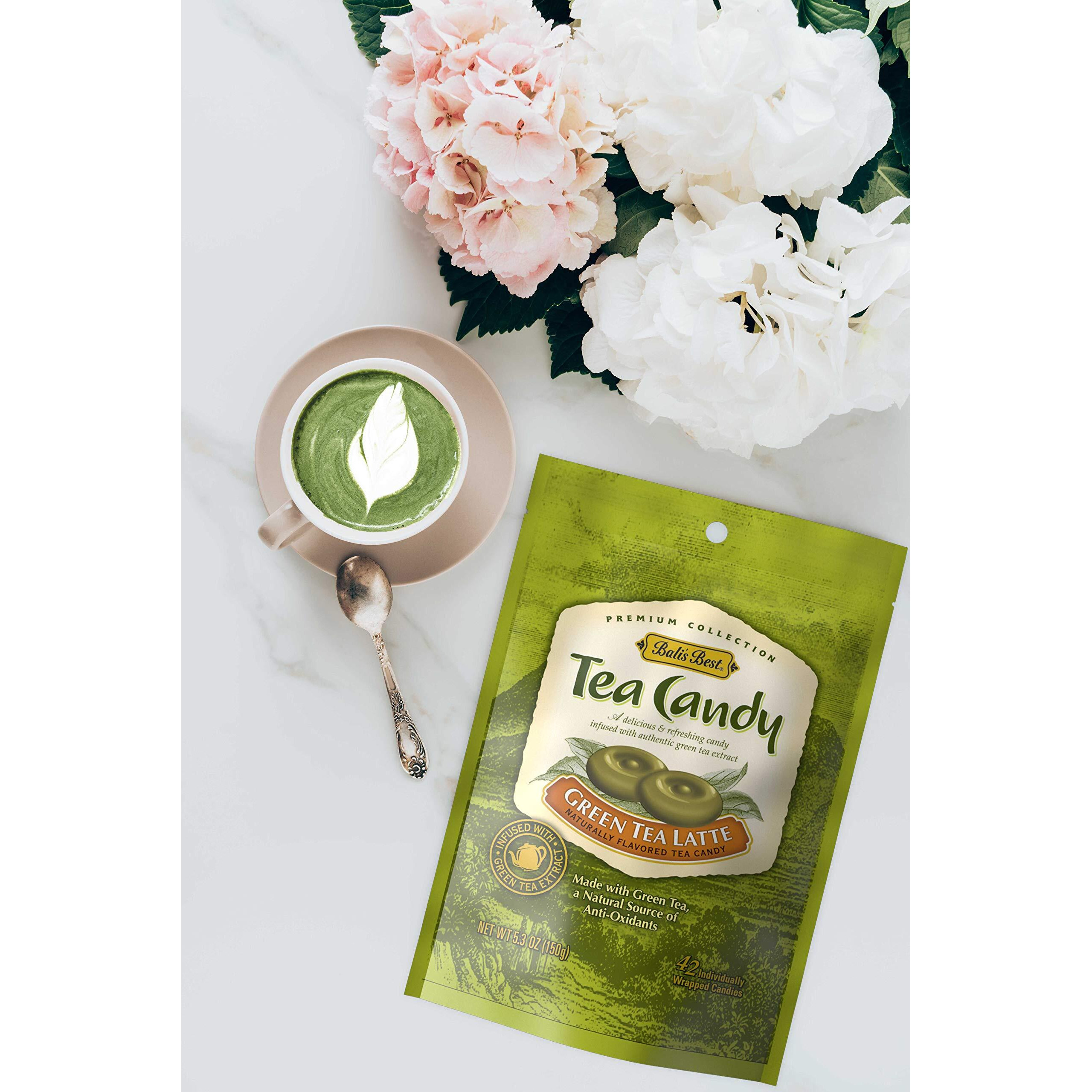 Bali's Best Green Tea Latte Candy, 5.3-Ounce Bags (Pack Of 12)