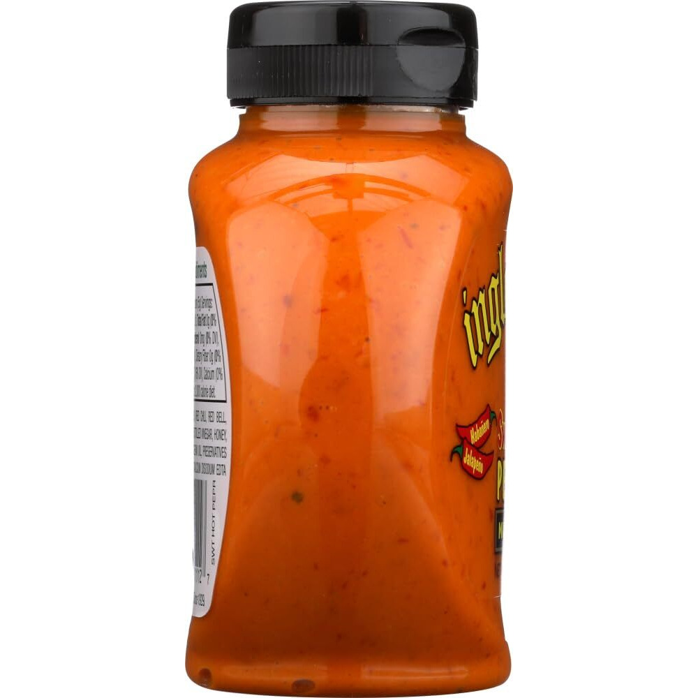 Inglehoffer Sweet Hot Pepper Mustard, 10 Ounce Squeeze Bottle