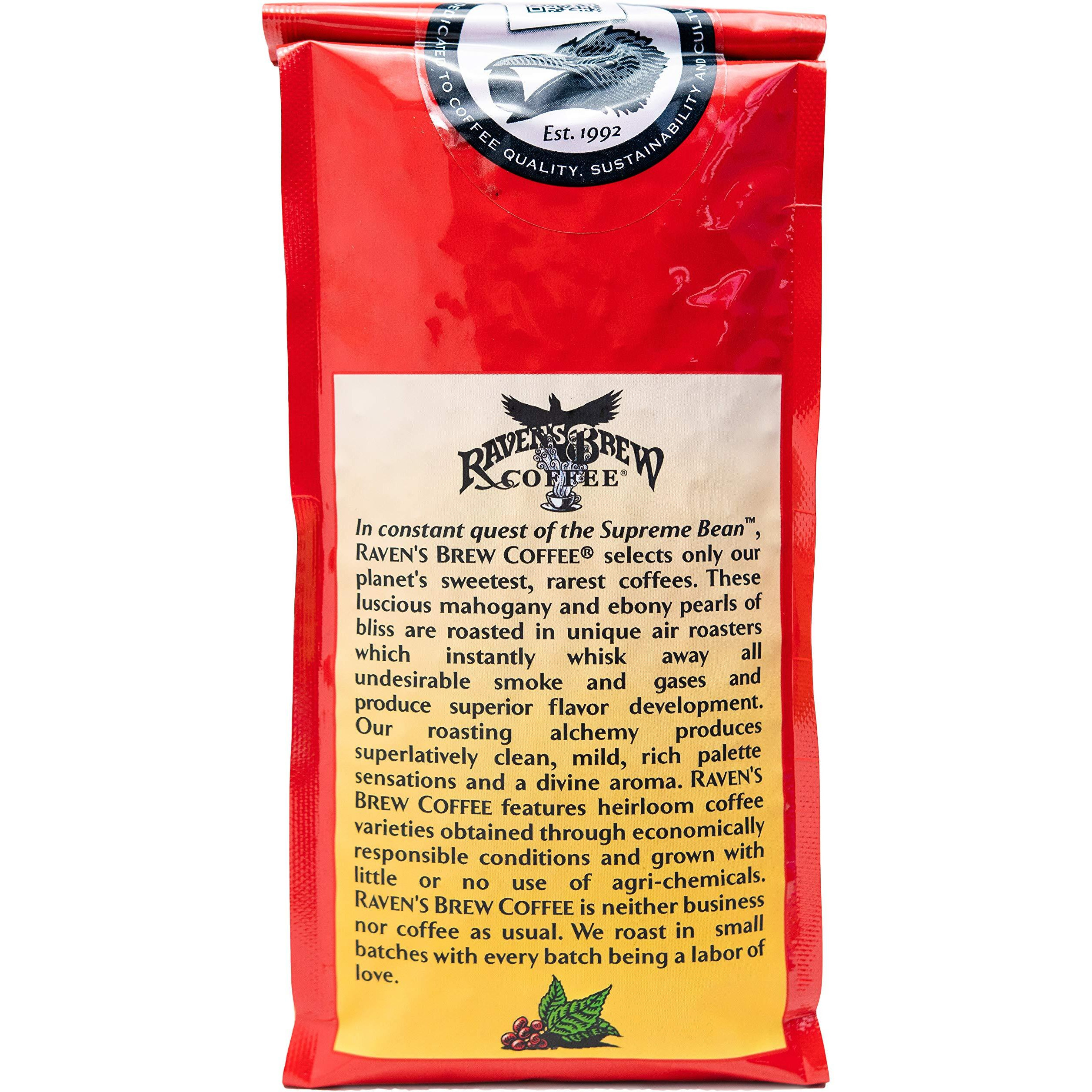 Raven's Brew Coffee Light Roast Whole Bean - Breakfast Blend 12Oz