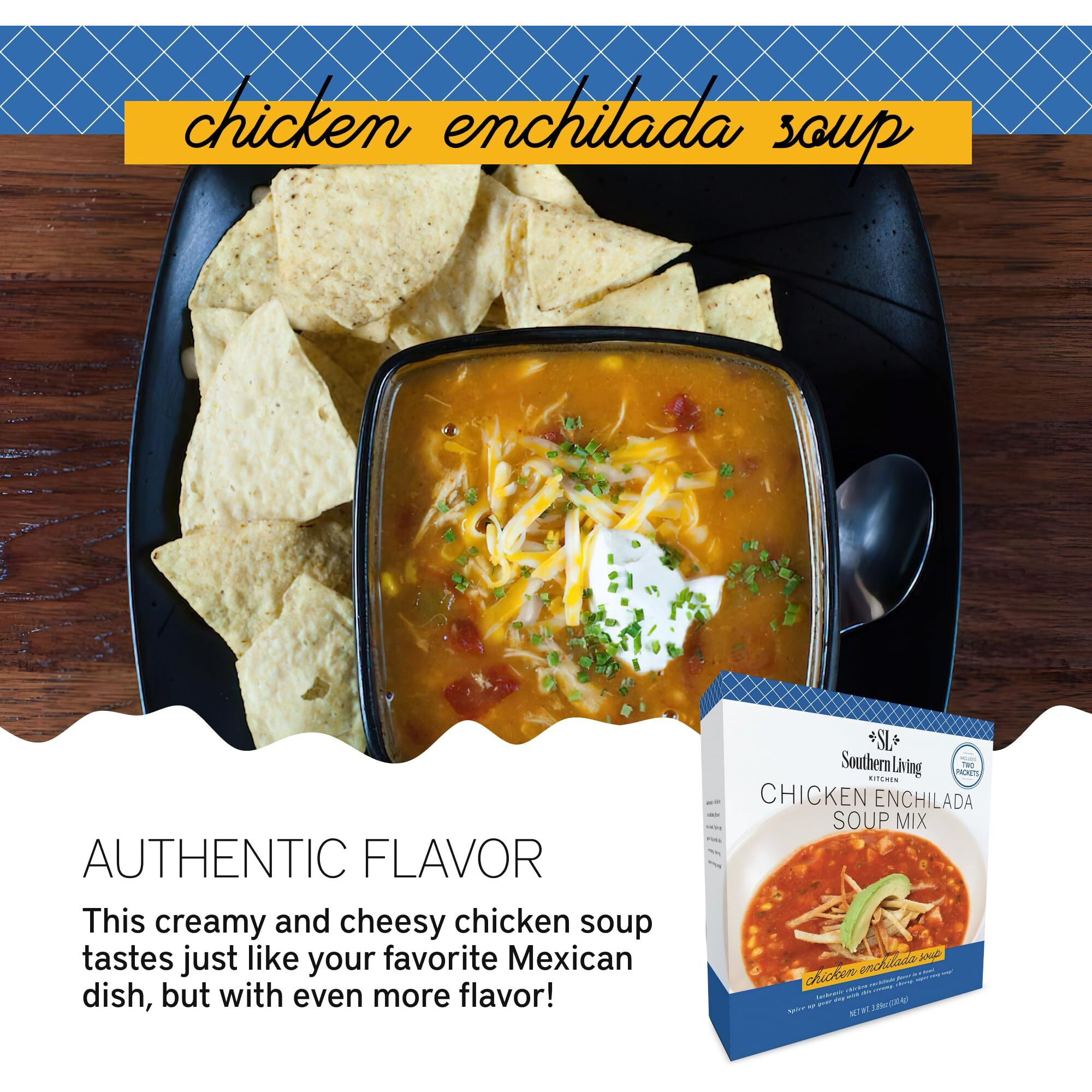 Southern Living Chicken Enchilada Soup Mix, Fresh Ingredients, Soup Mix, Family Dinner, Chicken Enchilada Casserole, Chicken Enchilada Soup, Gourmet Meal, 2 Seasoning Packets