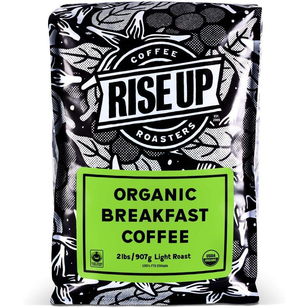 Organic Breakfast, Certified Fair Trade Organic Coffee, 2 Pound, Whole Bean (Organic Breakfast)