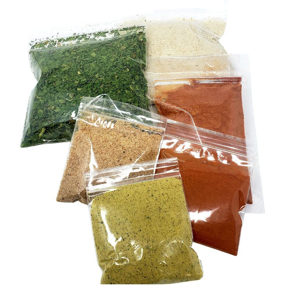 Chef Lilian's Egusi Kit- Nigerian West African Food Kit With Ground Melon Seeds (Egusi), Dehydrated Spinach, Traditional Seasoning Powder, Hot Chili Powder Soup, Mix 4 Servings (Pack Of 2)