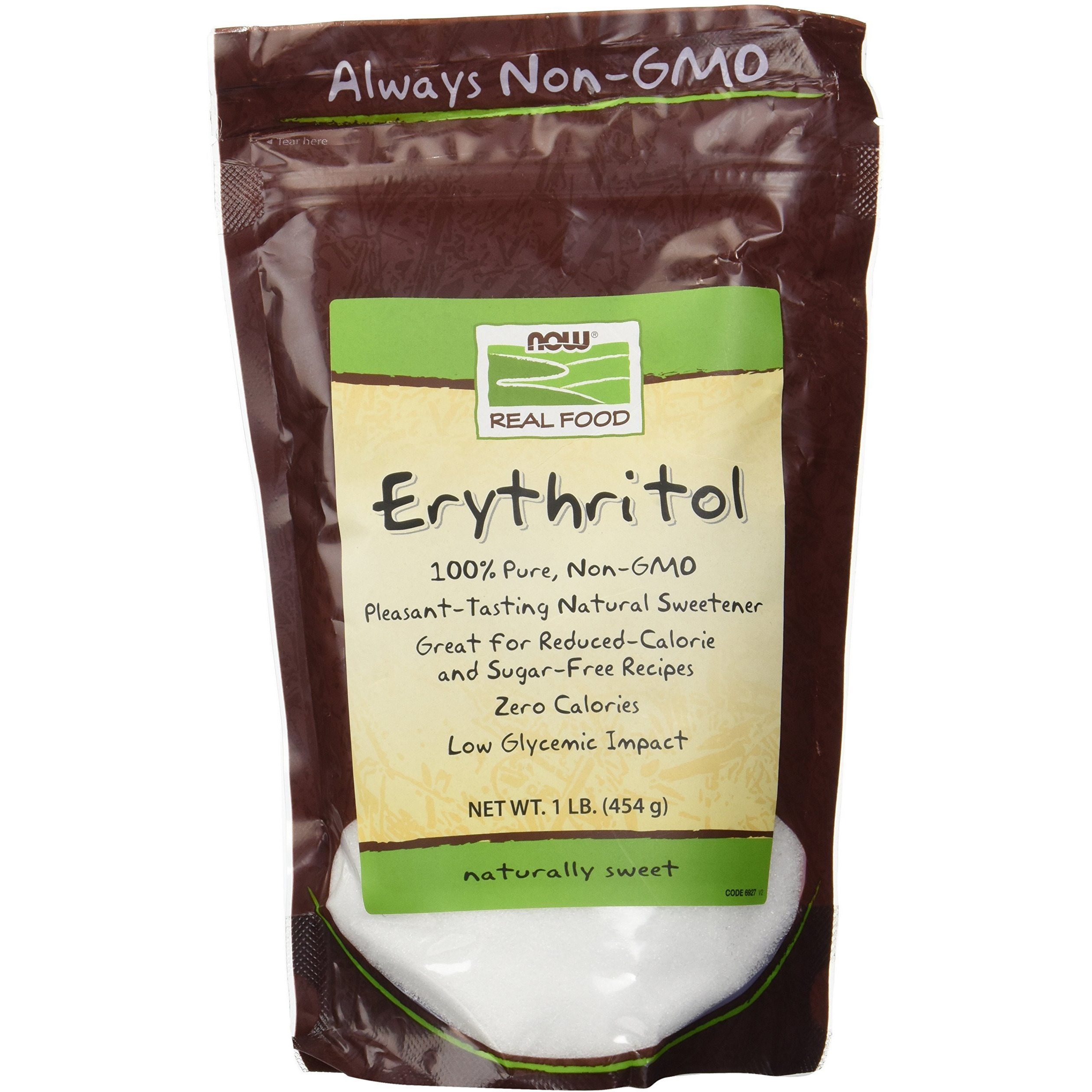 Now Foods Erythritol Natural Sweetener, 16 Ounce (Pack Of 2)