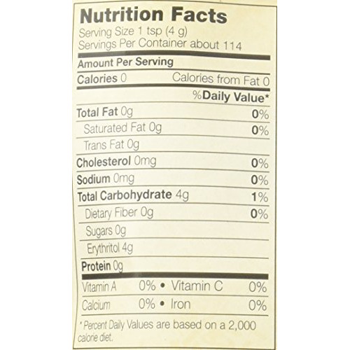 Now Foods Erythritol Natural Sweetener, 16 Ounce (Pack Of 2)