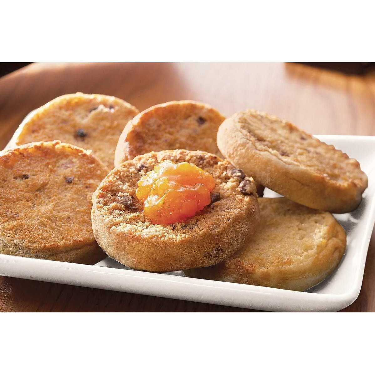 Wolferman's Traditional English Muffin Sampler, English Breakfast, Gift Basket Item, Breakfast Nook
