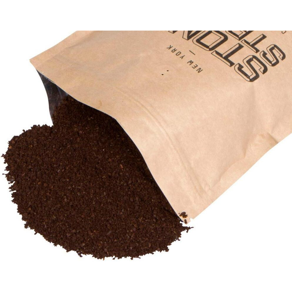 Stone Street Cold Brew Coffee, High Caffeine Boost Blend, Coarse Ground Coffee, Dark Roast, 1 Lb